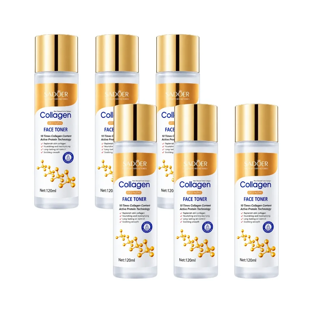 【iBloom】SADOER骨膠原抗皺臉部爽膚水120ml 6入組 (化妝水 爽膚水 補水保濕 改善乾燥)