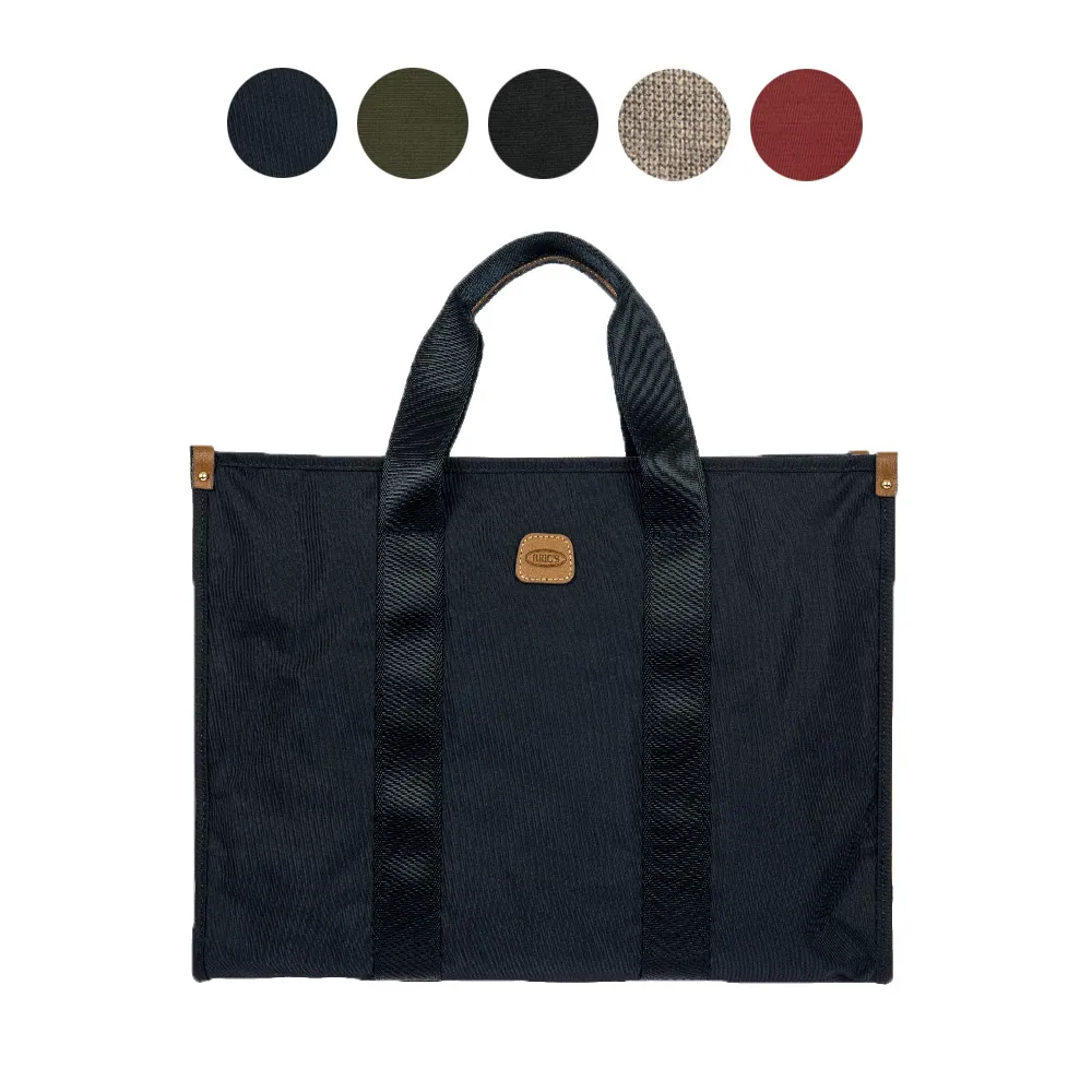 【BRIC S】雙11 義大利時尚 X-Bag M尺寸 歌劇院托特包(深藍/橄欖綠/黑色/混羊毛堅果/波爾多酒紅)