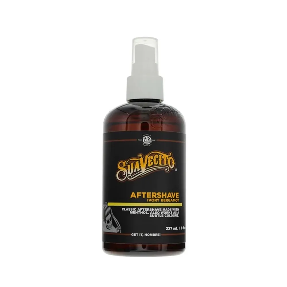 【Suavecito 骷髏頭】Ivory Bergamot象白佛手柑古龍鬍後水(237ml/8oz)
