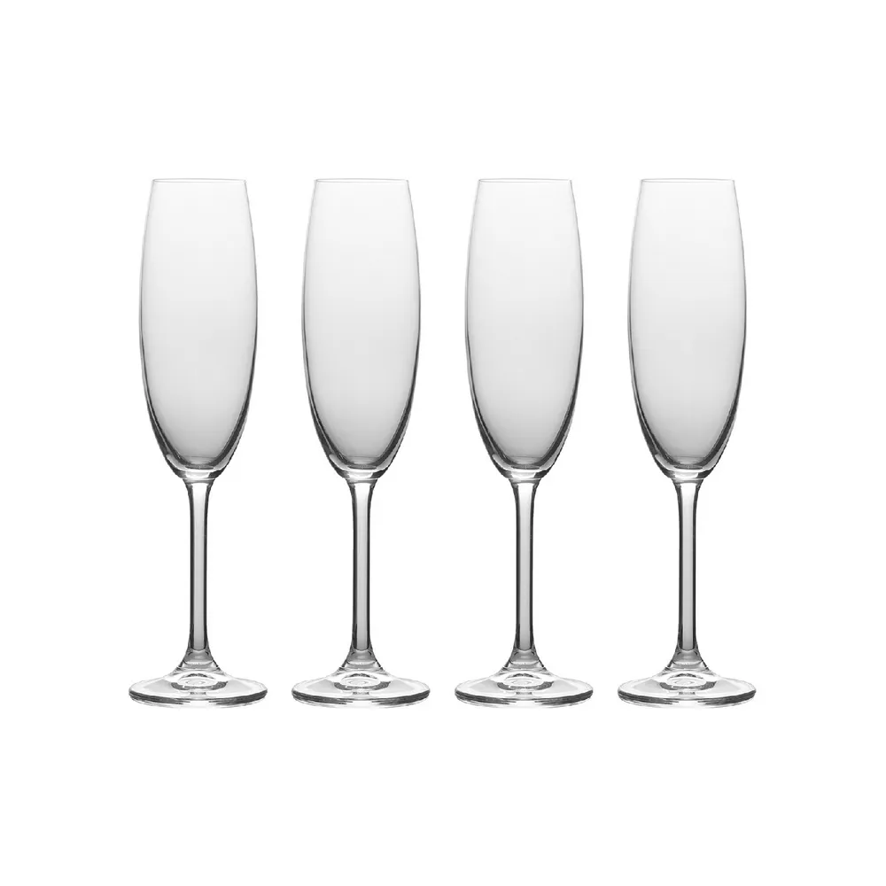 【MIKASA】美國 水晶玻璃香檳杯4入 晶透236ml / 調酒杯 雞尾酒杯