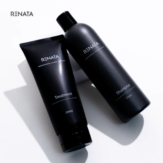 【RENATA 蕾娜塔】膜鏡光蘊 髮浴350ml+髮膜200ml(官方直營 2入組 染燙 自然捲 受損髮 保濕 修護)