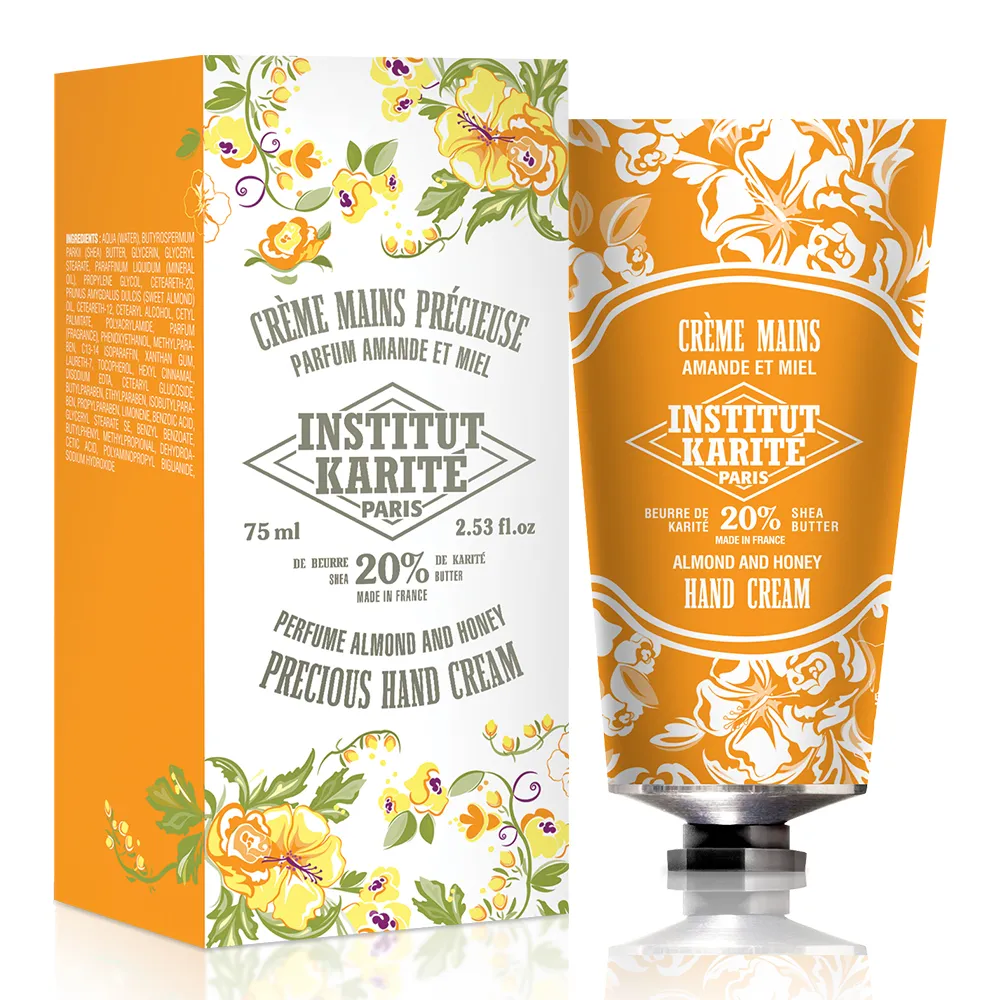 【Institut Karite Paris】巴黎乳油木蜂蜜杏仁護手霜(75ml)