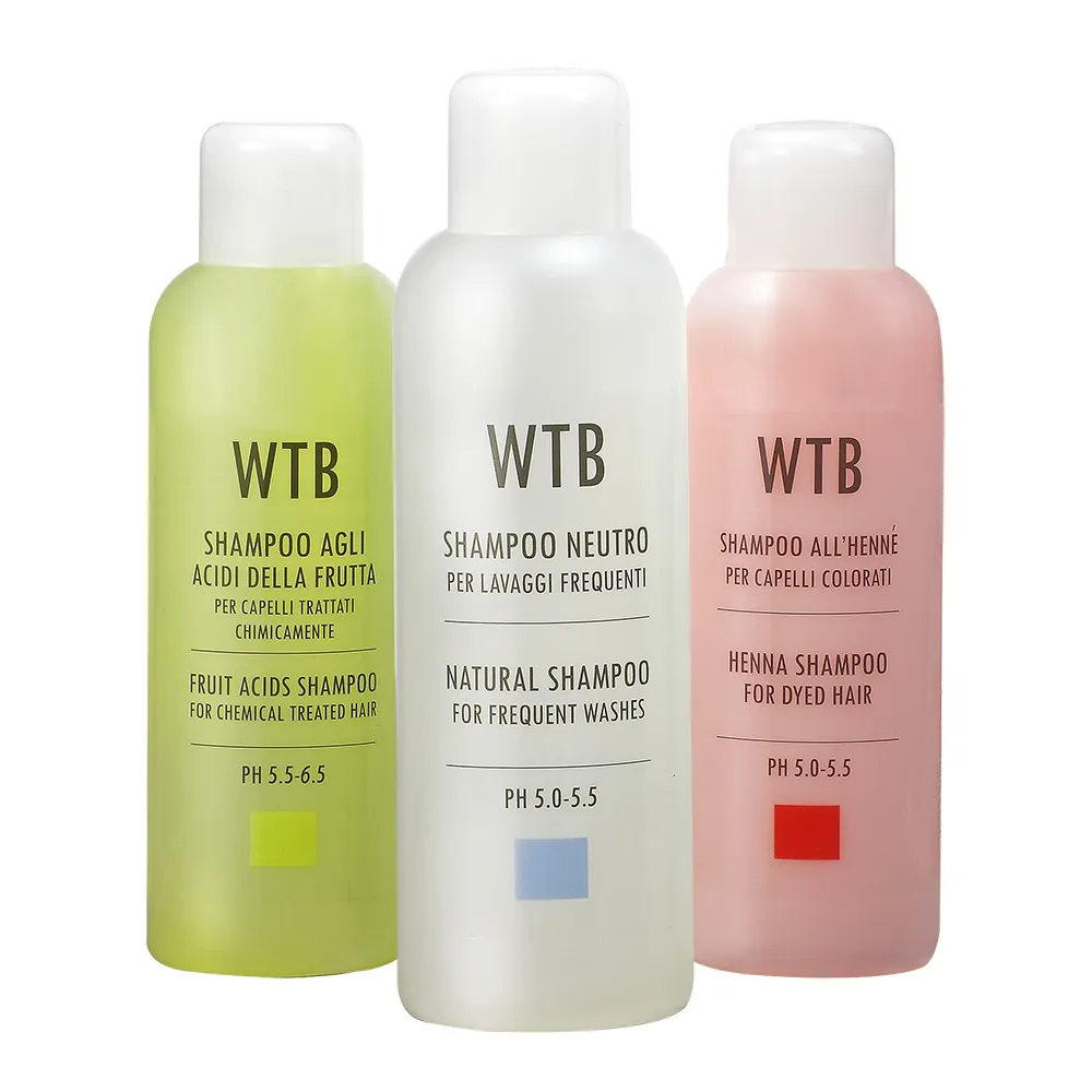 即期品【WTB昂賽芙】義大利原裝 無矽靈洗髮精6件組 1000mlx6(無矽靈 控油 護色 保濕 防分岔毛躁)