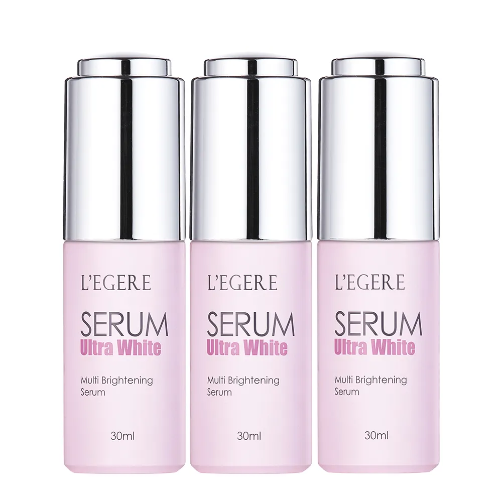 【LEGERE 蘭吉兒】超能亮美白安瓶精華30ml/瓶(三入組)