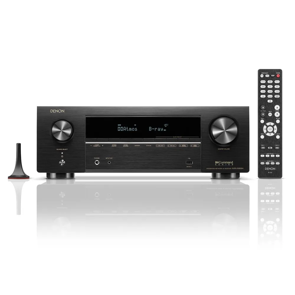 【Denon 天龍】7.2 聲道 環繞擴大機(AVR-X1800H)