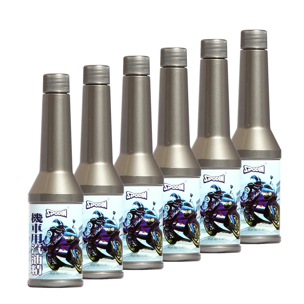 【SPODIN 司伯汀】機車汽油精100ml 清油路 清積碳(6入優惠組)