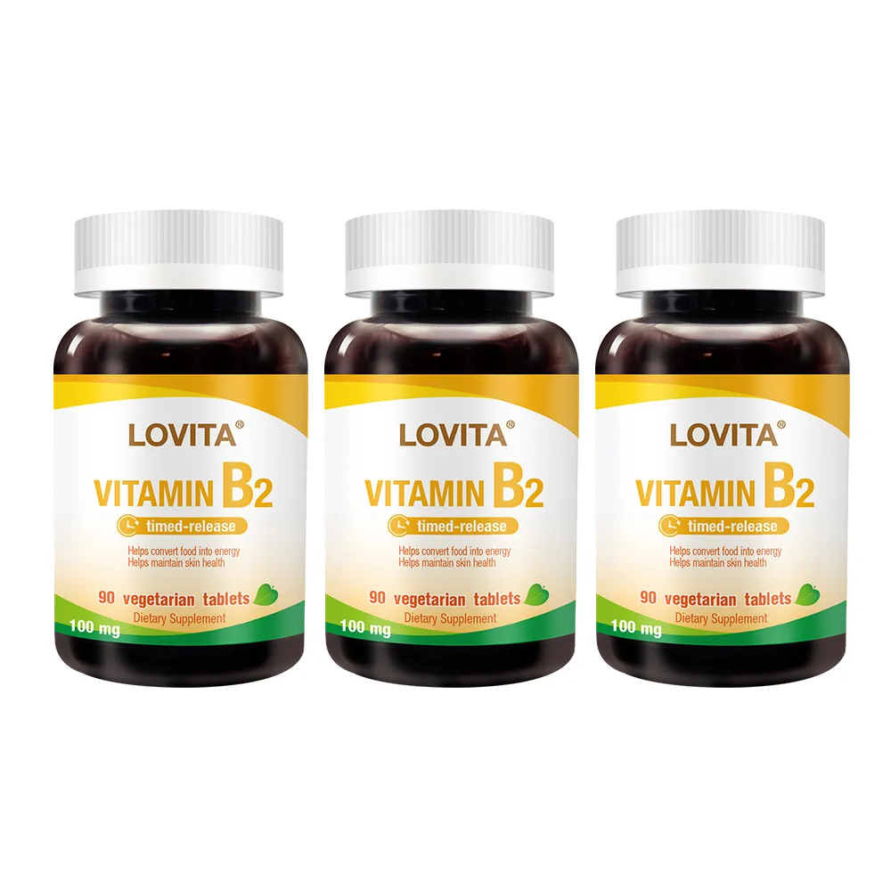 【LOVITA 愛維他】高單位緩釋型維生素B12 1000mcg 3入組(共180顆)