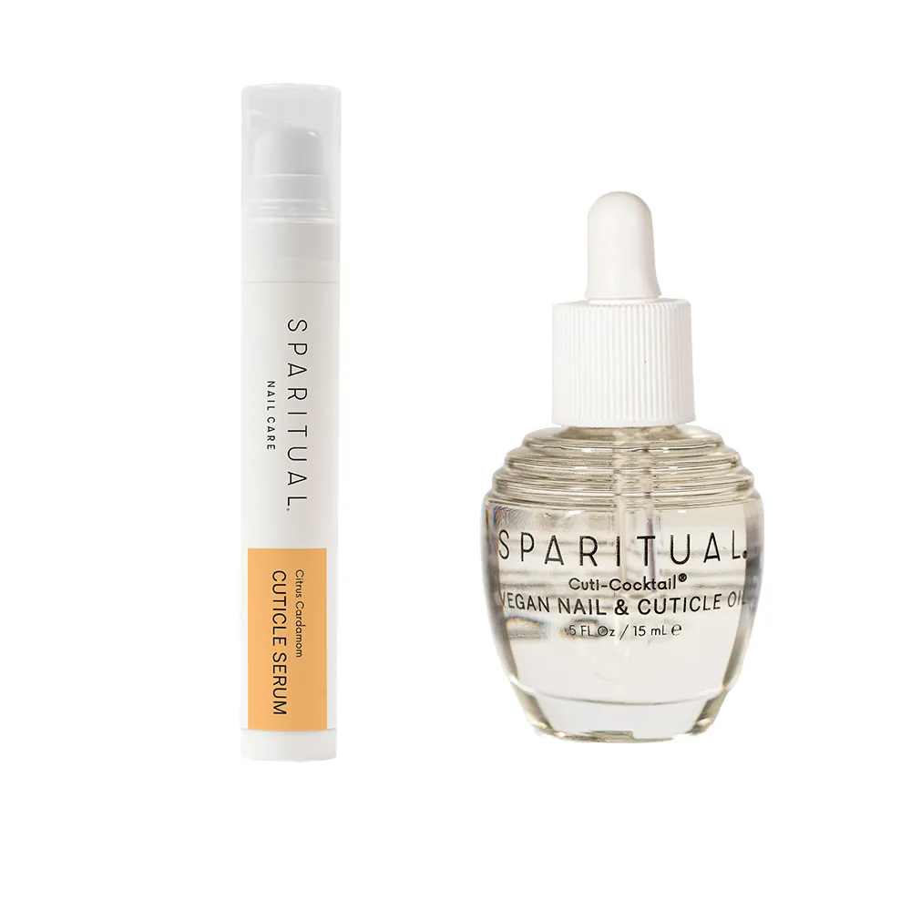 【SPARITUAL】日夜雙效指緣修護組(全效指緣菁華15ml+極萃賦活晶露15ml)