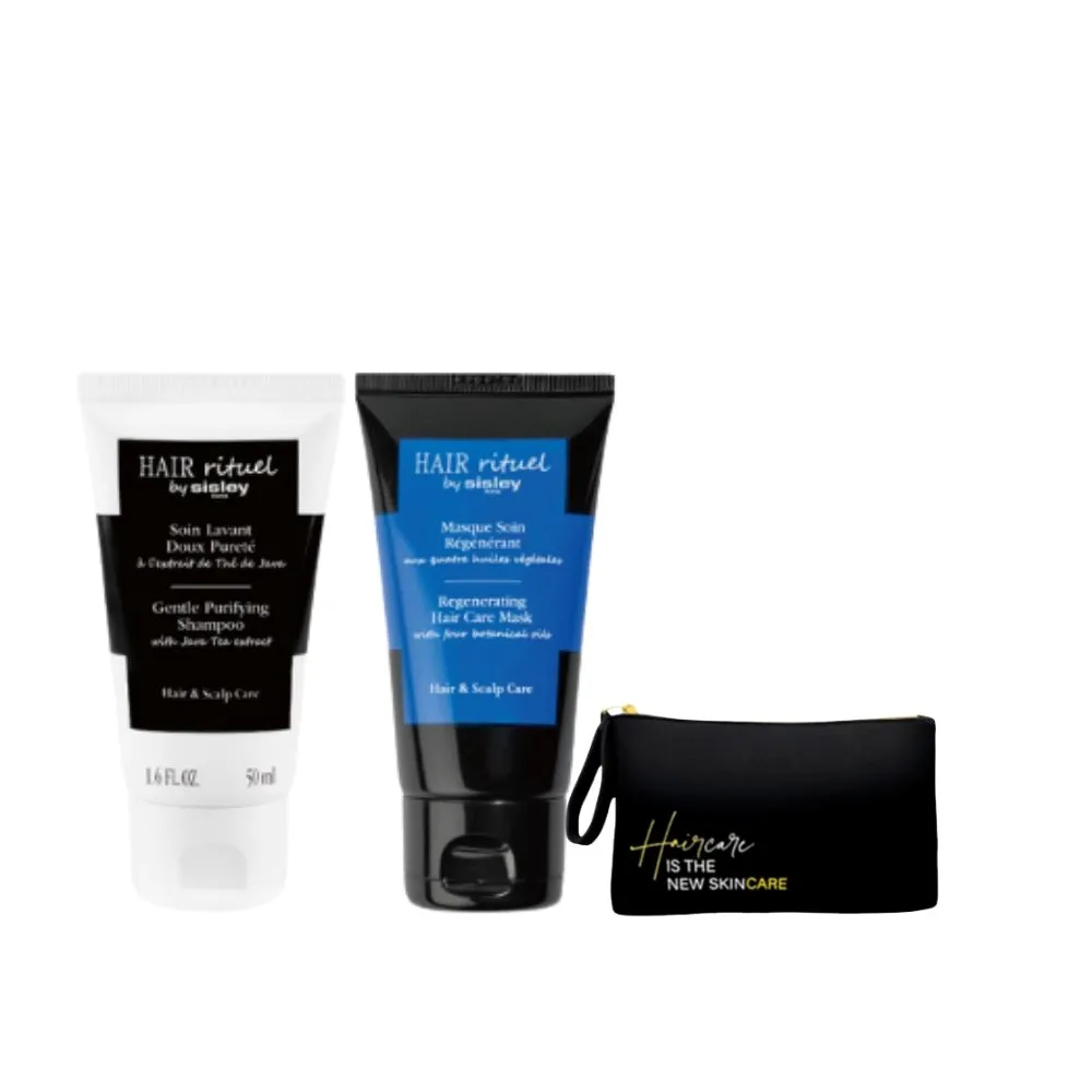 【Sisley 希思黎】官方直營 Hair Rituel 賦活重升髮肌洗護旅行組(任選洗髮精50ml+健康髮膜50ml)