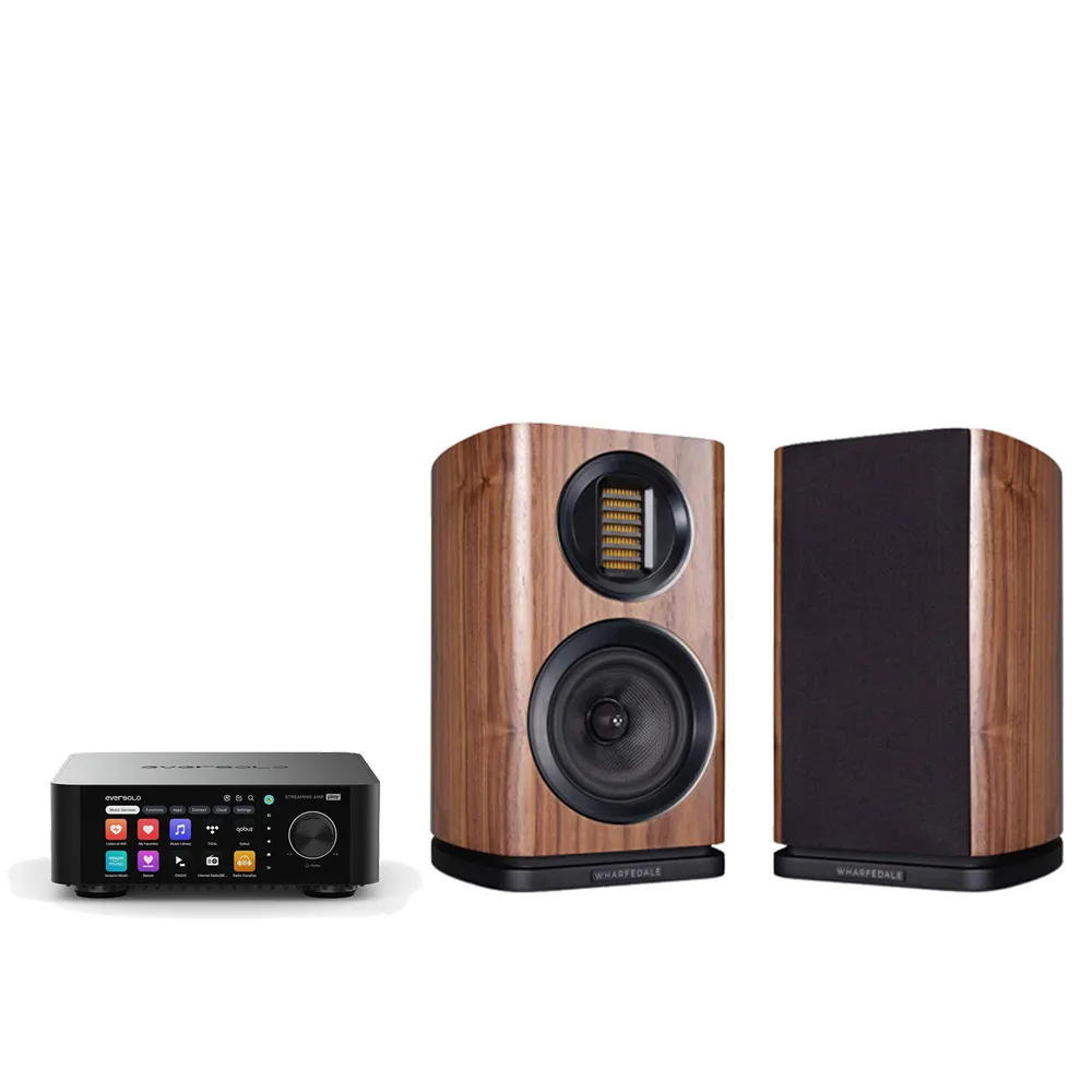 【eversolo】兩聲道音響組合(Play + Wharfedale EVO 4.1 喇叭)