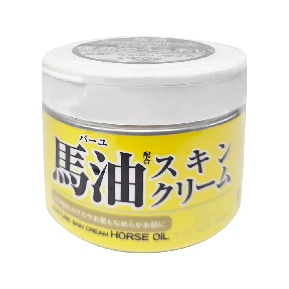 【Loshi】日本高純度馬油護膚膏-220g-3入(馬油)