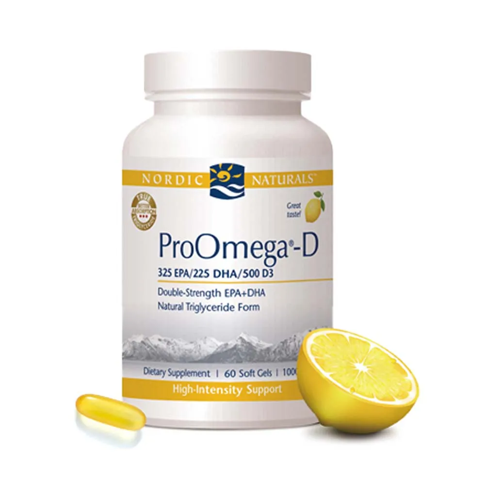 【NORDIC NATURALS 北歐天然】魚油2000膠囊 60顆/瓶(高濃度魚油 檸檬風味)