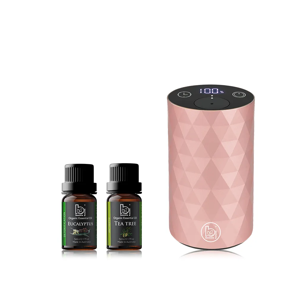 【Bonnie House 植享家】雙有機精油5ml（兩入組）+馨馨香息賞香儀
