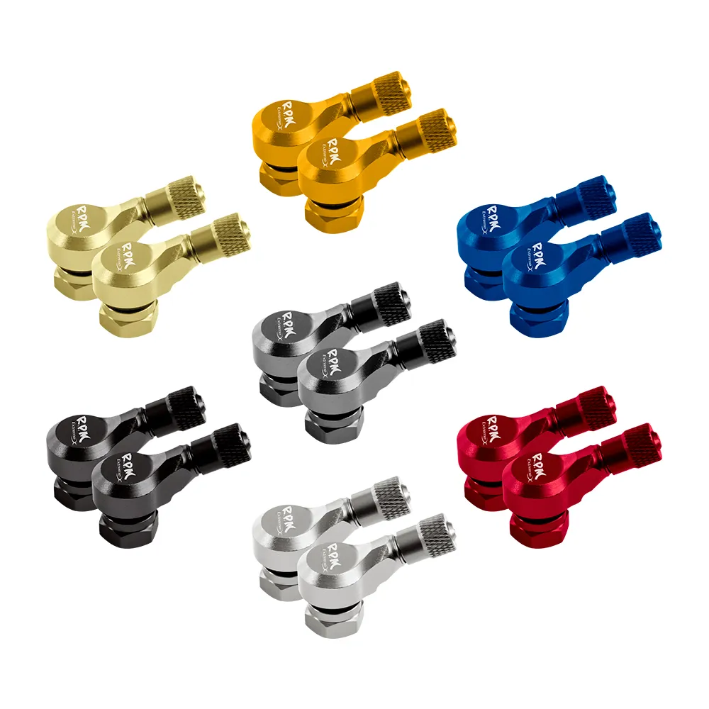 【RPM RACING】斜頭110度 CNC鋁合金輪框氣嘴 10mm