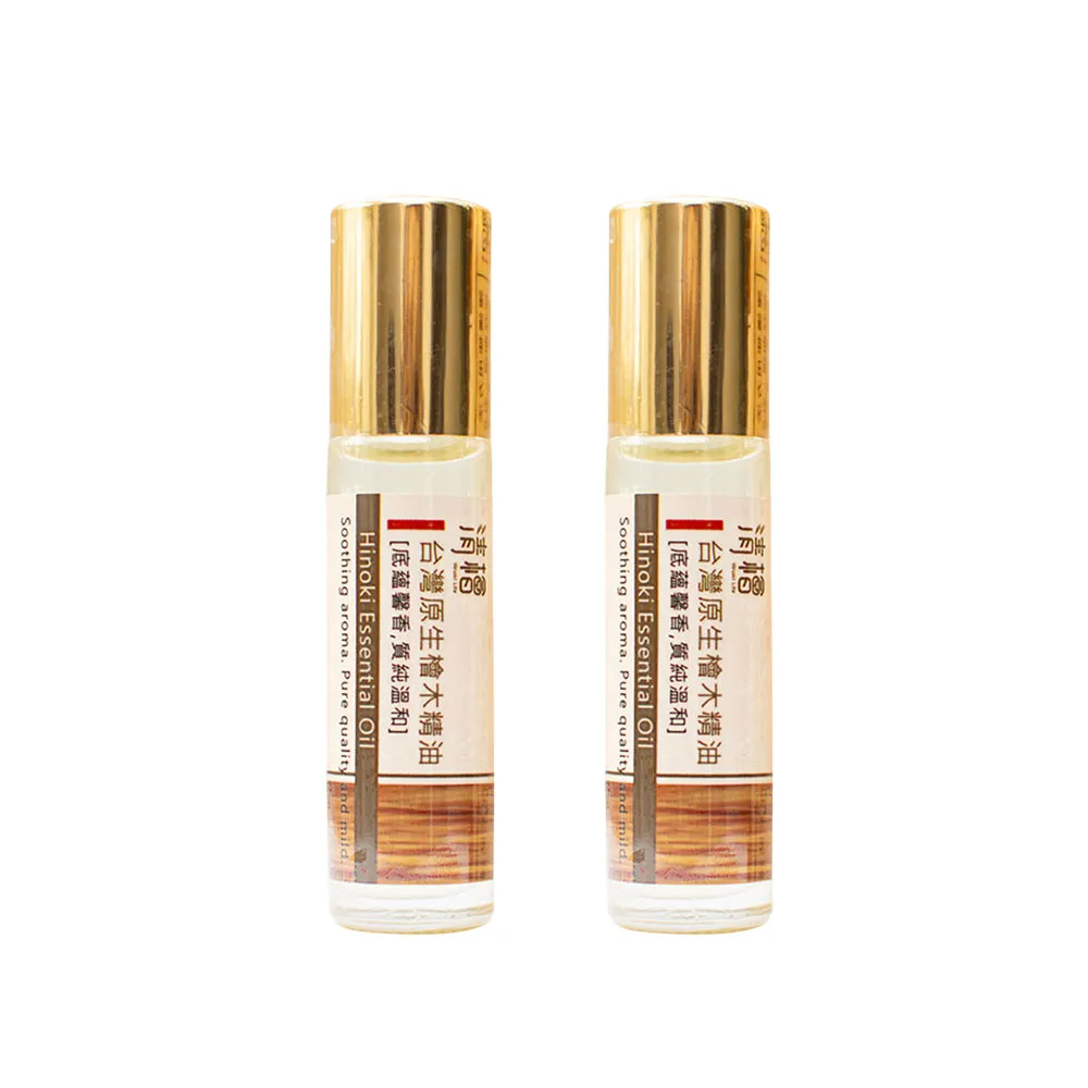 【Hinoki Life 清檜】100%台灣檜木精油/滾珠瓶 (8ml／2入)