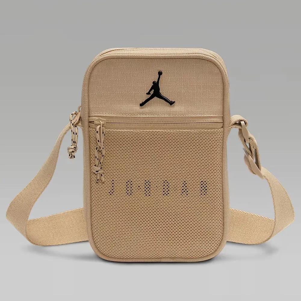 【NIKE 耐吉】Jordan喬丹Blacktop Festival沙漠棕色斜跨包側背包潮流單肩包百搭斜肩包隨身包JD2623020AD002