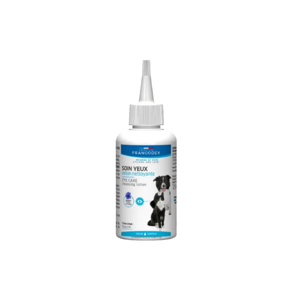 【Francodex】☆法國法典極淨潔眼液 125ml(貓狗適用 寵物 淚痕 眼睛 眼屎)
