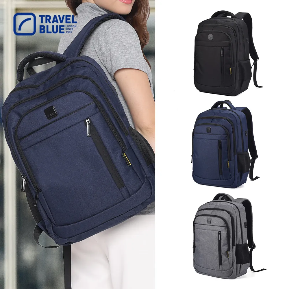 【Travel Blue 藍旅】雙11 筆電後背包 VANGUARD(3色可選/防水包/電腦包/商務背包)