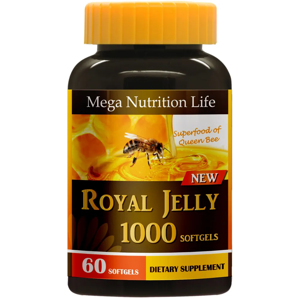 【美國Mega】新蜂王乳軟膠囊 3罐(60粒/罐)
