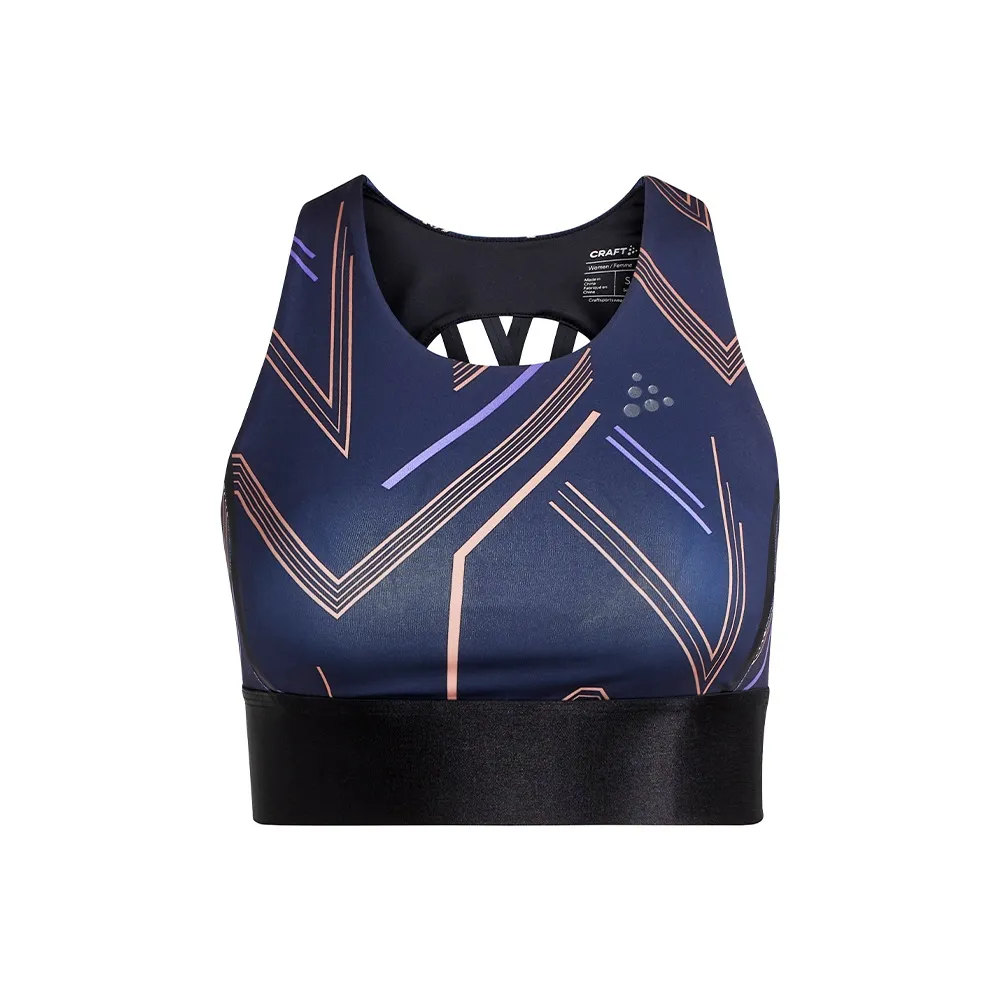 【CRAFT】女 ADV HiT Padded Sport Top W 短版運動背心(1913700-396791)