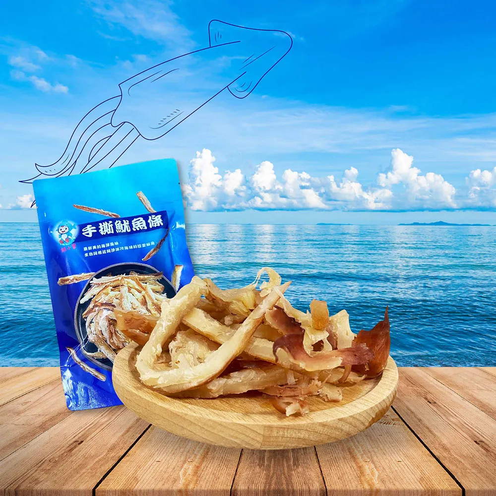 【初品果】阿根廷手撕深海魷魚條x6包