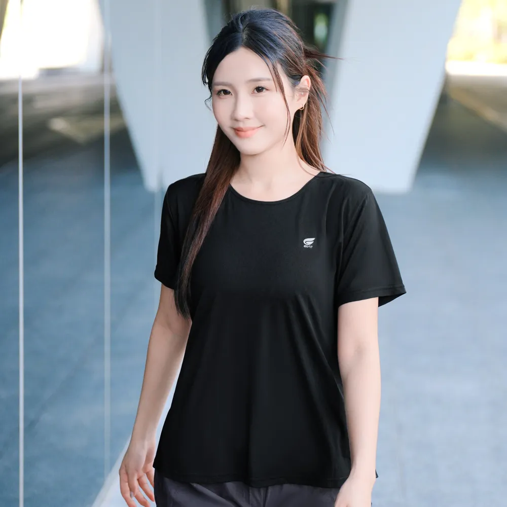 【GIAT 吉亞特】舒涼女短袖上衣(男女款/台灣製MIT 涼感防曬 運動休閒)