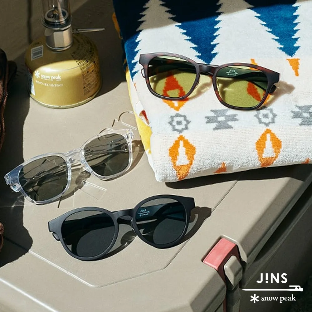 【JINS】× Snow Peak 2025聯名墨鏡+360-多款任選(UGF-25S-076/077) 太陽眼鏡
