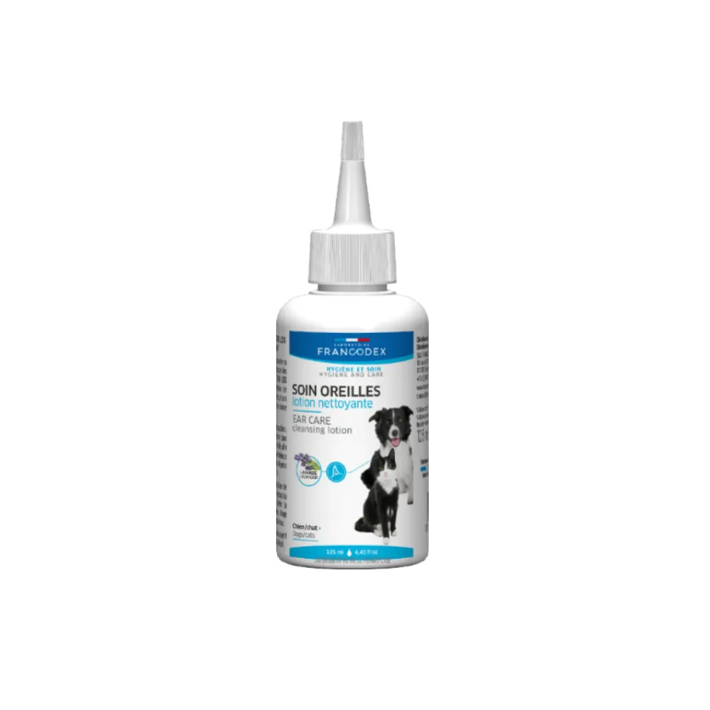【Francodex】☆法國法典極淨清耳露 125ml(耳朵 耳道 抗菌 寵物 清耳液)