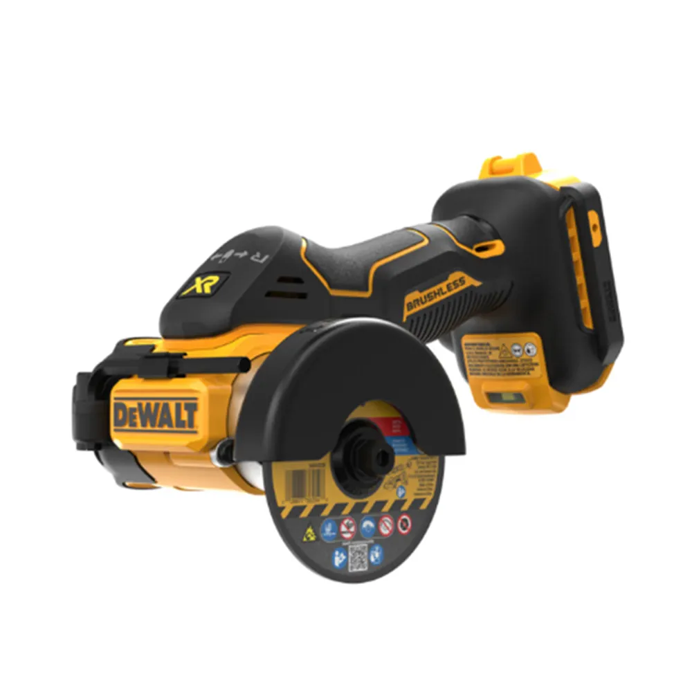 【DEWALT 得偉】20V Max無碳刷3英吋切割工具 空機 (DCS438N)