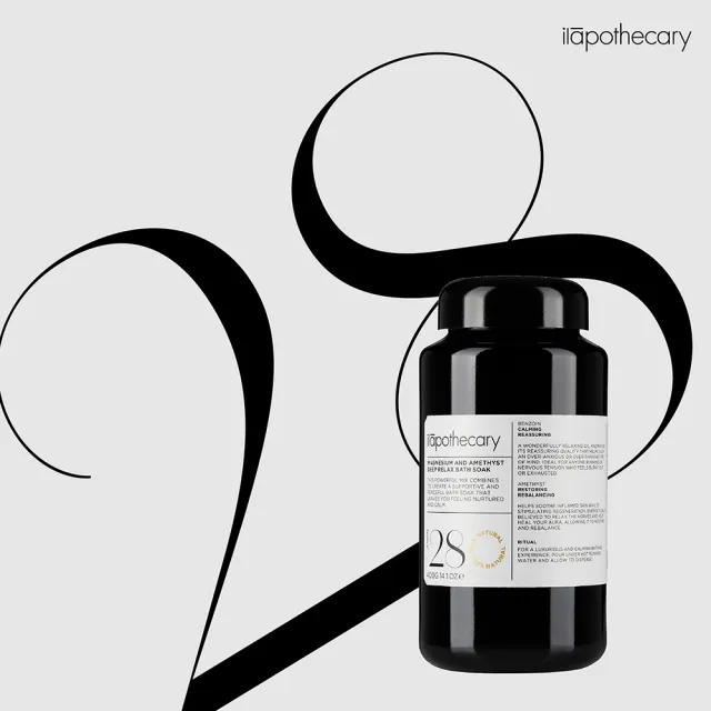 【ilapothecary】紫晶鎂夢浴鹽囤貨組(浴鹽400g+補充包400g+旅行包40gx2+木柄不銹鋼鍍鈦挖勺)