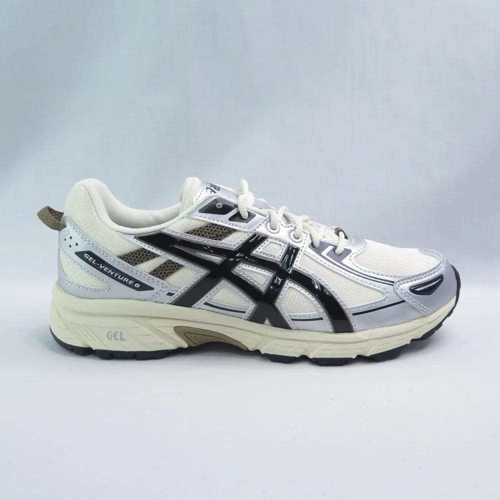 【asics 亞瑟士】GEL-VENTURE 6 男 運動鞋 休閒鞋 (1203A631100 奶油銀黑)