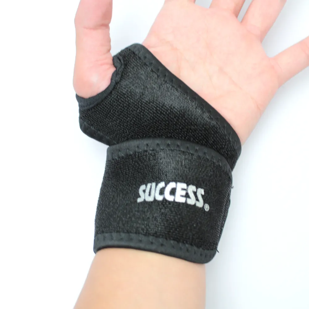 【SUCCESS 成功】石墨烯+遠紅外線可調式拇指護套/人體工學保溫設計/左右手男女通用-2入