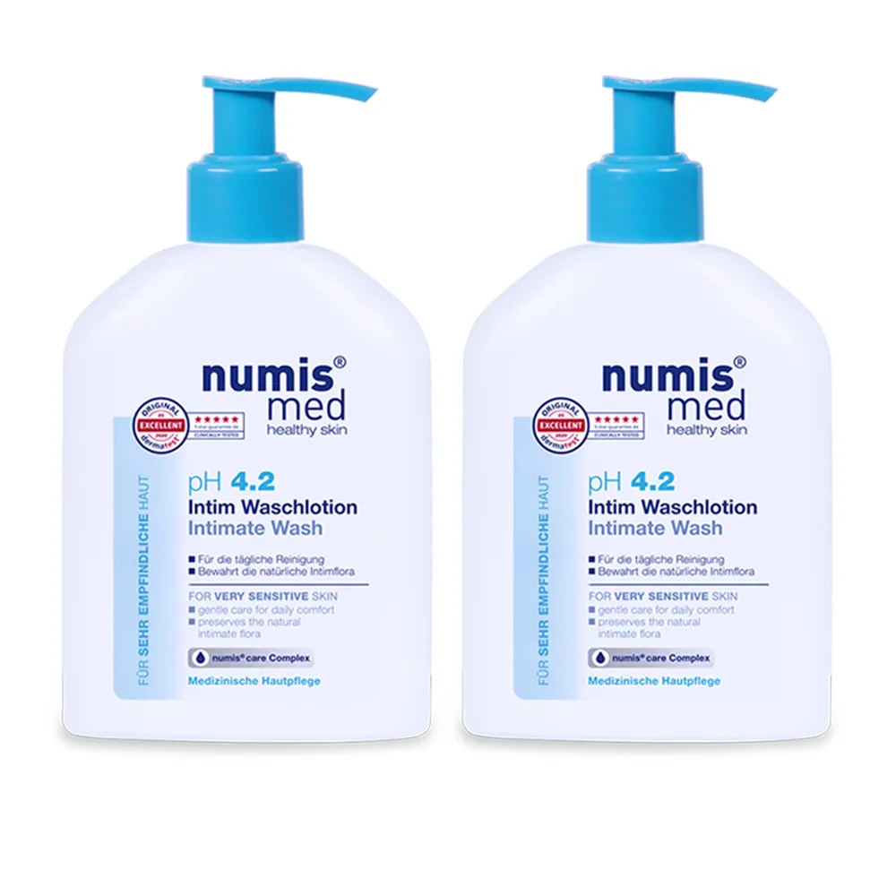 【Numis med 樂美思】pH4.2私密肌保濕潔膚露200ml超值2入(總代理公司貨)