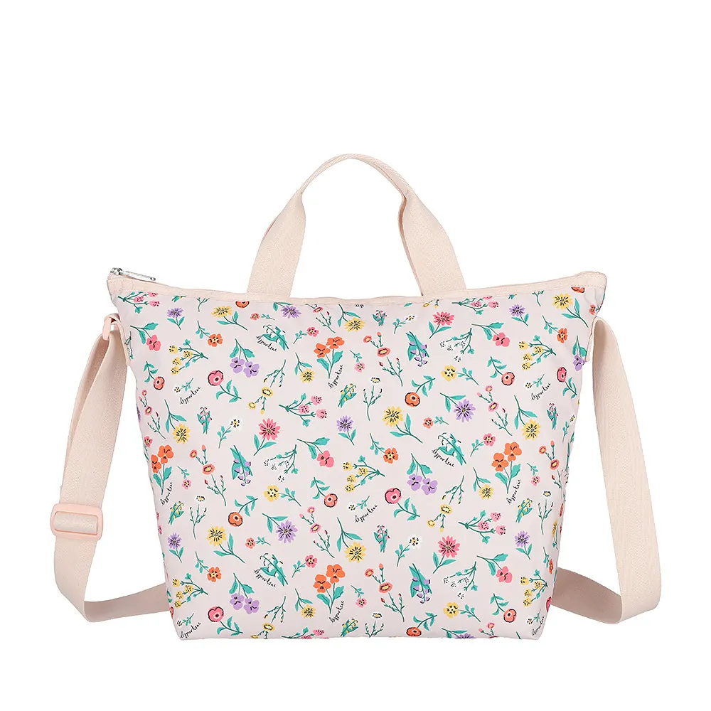 【Lesportsac】手提肩背兩用托特包 購物袋 送禮 禮物 推薦 女包(輕舞野花)