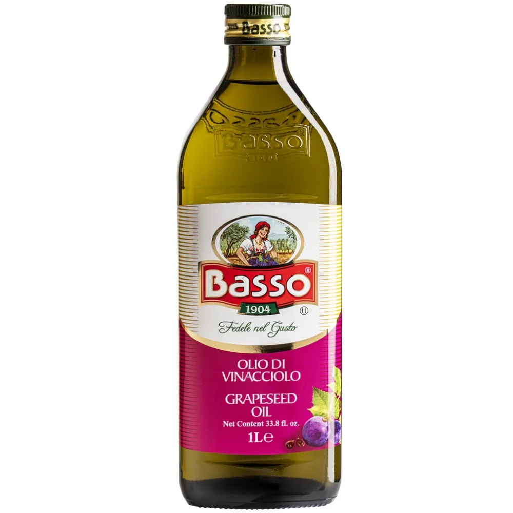 【BASSO 巴碩】*雙11獨家*義大利純天然葡萄籽油1公升x4入