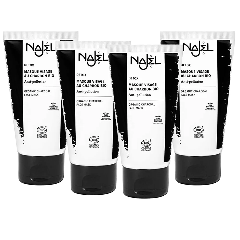 【NAJEL】有機植草炭深層潔淨面膜75mlx4入組(總代理公司貨)