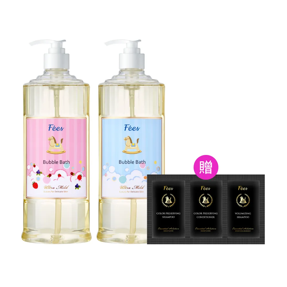 【Fees 法緻】嬰兒柔護泡泡露600ml 2入組