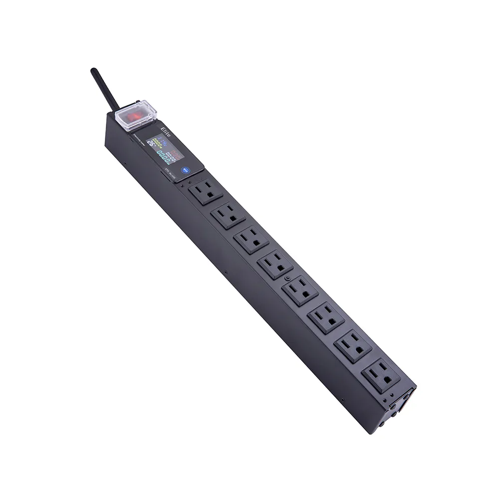 【IDEAL 愛迪歐】PDU-741M-8N-300 8埠20A LCD電錶(電源分配器PDU)