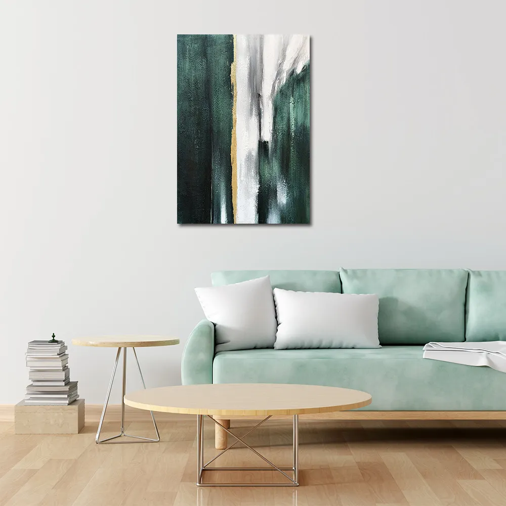 【御畫房】當代國家級展覽畫家 抽象系列手繪油畫70×100cm(DB-045)