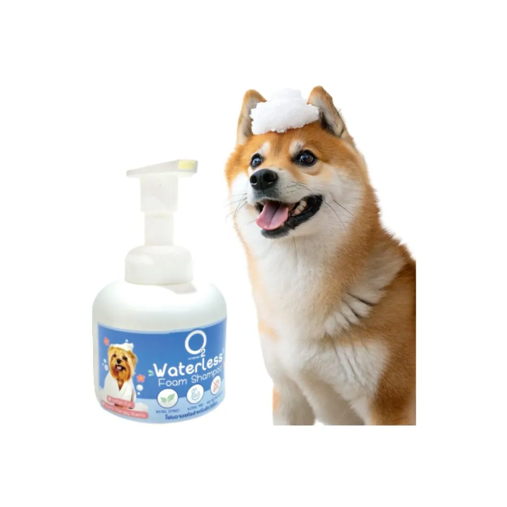 【O2 NATURE】植萃乾洗慕斯300ml(犬貓適用/乾洗慕斯/寵物乾洗慕斯/犬貓清潔/免沖洗/寵物清潔/寵物洗澡)