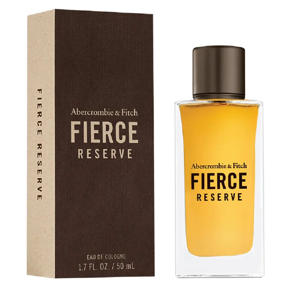 【Abercrombie & Fitch】Fierce Reserve 天生酩品男性古龍水50ml (專櫃公司貨)