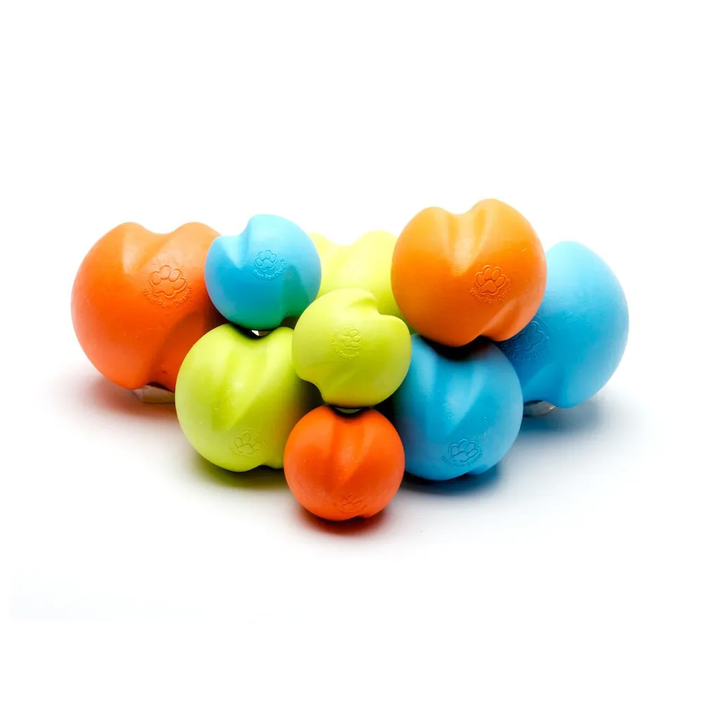 【West Paw】Jive磨牙耐咬球2英吋-S(小型犬/狗玩具/耐咬/互動/咀嚼/浮水/寵物玩具)