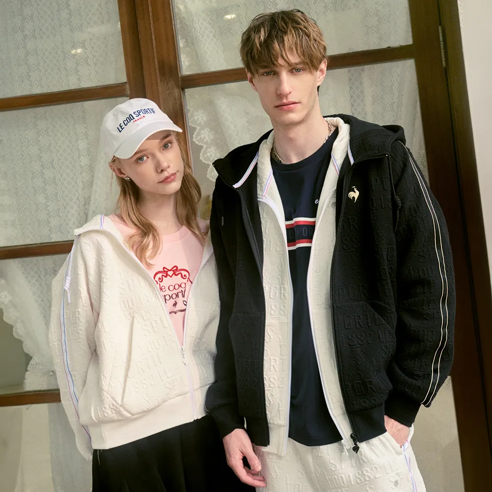 【LE COQ SPORTIF 公雞】連帽外套 男女款 2色 LWY61361_LWY62361