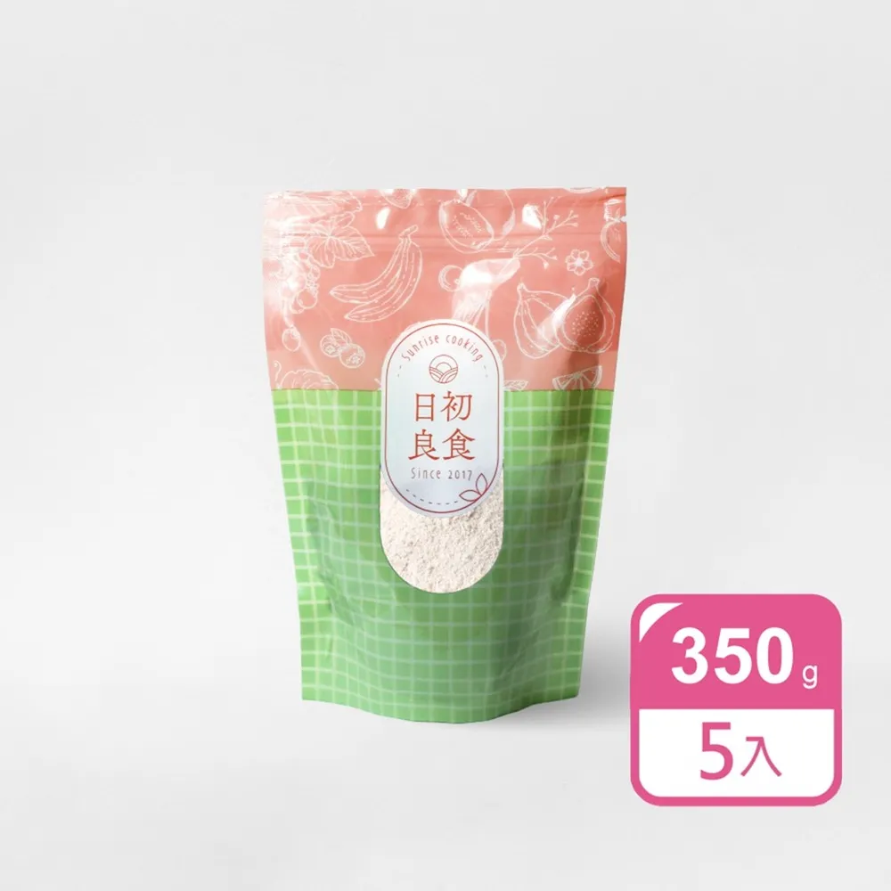 【日初良食】燕麥麩皮粉350g/包 5入組(可即食 粉末細緻 膳食纖維)