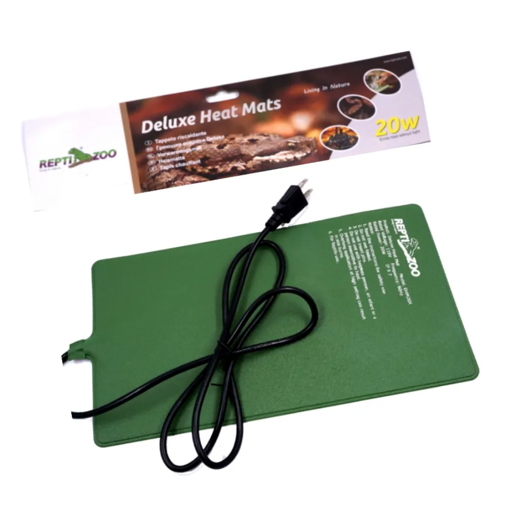 【REPTIZOO】兩棲爬蟲 防水豪華加熱墊 20W 恆溫保暖過冬必備(快速發熱 溫度比一般加熱墊高REPTI ZOO)