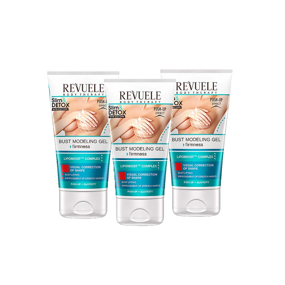 【REVUELE 瑞膚露】咖啡因美胸彈嫩凝膠150ml x3入組(彈嫩美胸護理)