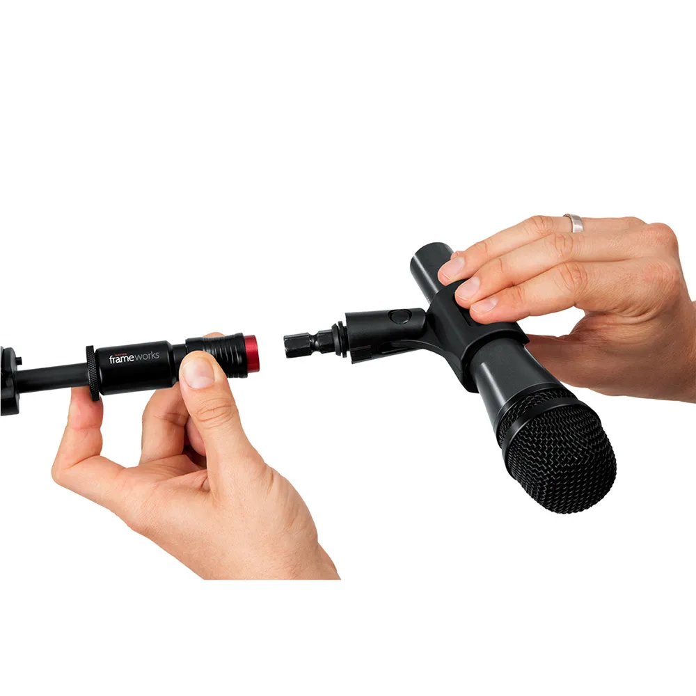 【Gator Frameworks】QRTOP-麥克風快拆轉接組Quick Release Mic Adapter(錄音必備省時快速保護麥克風)