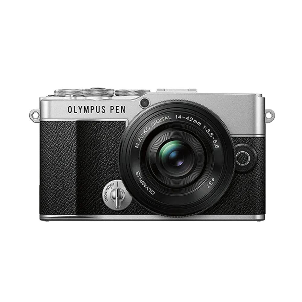 【OM SYSTEM】PEN E-P7 + 14-42mm F3.5-5.6 EZ 復古文青M4/3微單眼(公司貨)