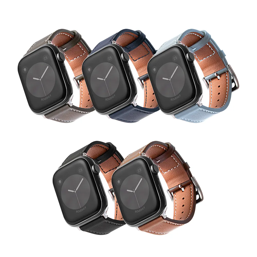 【B. leather】Apple Watch 錶帶 S11/10/9/8/7/6/5/4/3/2/1/SE系列/Ultra系列 質感美學皮革錶帶