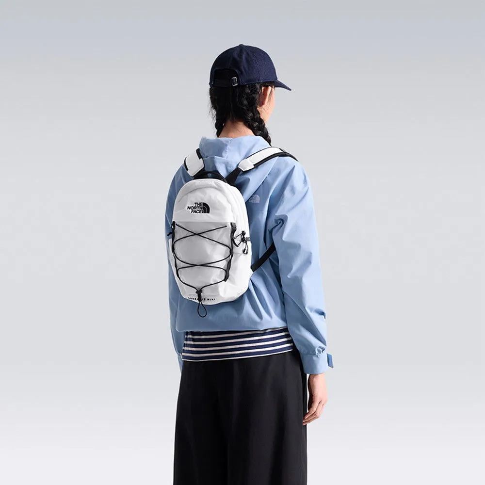 【The North Face】TNF 休閒 運動 拼接防潑水休閒後背包 BOREALIS MINI BACKPACK 男 女 黑白 (NF0A52SWLA9)